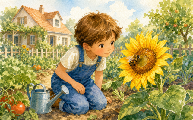 Exemple d’illustration en aquarelle tendre